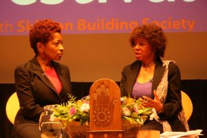 Bonnie Greer and Margaret Busby at the 2012 Award Ceremony